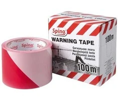 Folsen Multipack Aptveriamoji juosta, PE, 70mm x 100m, raudona/balta