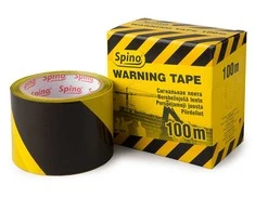 Folsen Multipack Aptveriamoji juosta, PE, 70mm x 100m, geltona/juoda