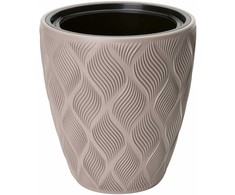 FORM PLASTIC Gėlių vazonas Flow 40cm rudas