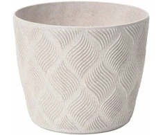 FORM PLASTIC Vazonas Flow Petit Eco, 17 cm, Baltas