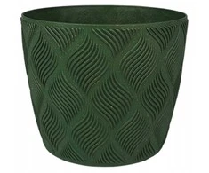 FORM PLASTIC Gėlių vazonas Flow Petit Eco 17cm Žalias