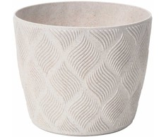 FORM PLASTIC Vazonas Flow Petit Eco 19cm, Baltas