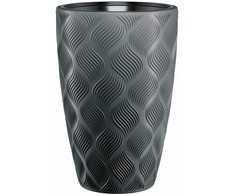 FORM PLASTIC Vazonas Flow Slim 30cm 24L, Juodas