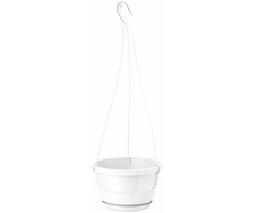 FORM PLASTIC Pakabinamas gėlių vazonas 25cm Europa baltas