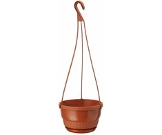 FORM PLASTIC Kabanamas gėlių vazonas 25cm Europa terakota