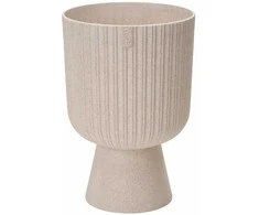 Vazonas FORM PLASTIC Keli Mika Eco Wood 18cm Baltas