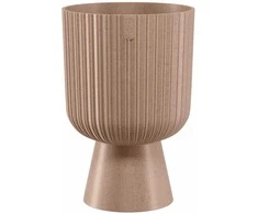 Vazonas FORM PLASTIC Keli Mika Eco Wood 18cm Rudas