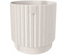 FORM PLASTIC Gėlių vazonas Eco Wood Mika Cyli 18cm Balta