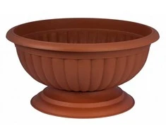 FORM PLASTIC Žemas gėlių vazonas Grace 45 cm, terakotos spalvos