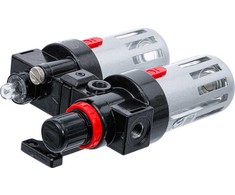 Oro filtro ir tepimo blokas su slėgio reguliatoriumi BGS