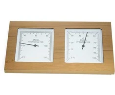 Urban Outdoor THERMOMETER&amp;HYGROMETER REDCEDAR AP-082BW