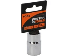 Faster_Tools Varžtų galvutė Faster Tools 1/2″ 18 mm 1035