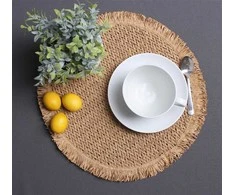 Domoletti PLACEMAT CERRO D38CM LIGHT Pilkas