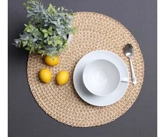 Domoletti Padėkliukas DOLORITA, D38CM, šviesiai rudas
