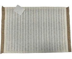 Domoletti PLACEMAT FRINGES CREAM 30X45CM