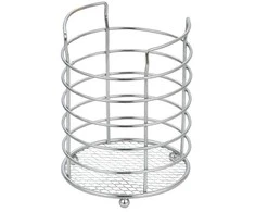 Stalo įrankių organizatoriai Okko W44428-1, 11 cm x 11 cm x 14 cm, metaliniai, sidabrinės spalvos.