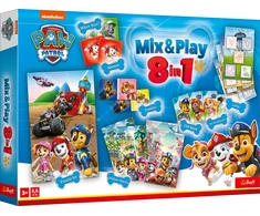 TREFL PAW PATROL 8in1 Mix&amp;play stalo žaidimų rinkinys