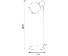 Stalinės ir toršerinės lempos Domoletti Shadow R5021009A-1T, E14, 25W