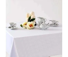 Domoletti TABLECLOTH LAURA Baltas 140X220 CM