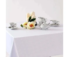 Domoletti TABLECLOTH LAURA Baltas 140X220 CM