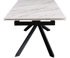 Galds izvelkams Domoletti DRDTQ002SWT, balta, 160 - 240 cm x 90 cm x 76 cm