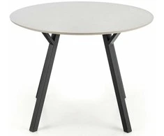 Nežinomas Stalas, juodas/pilkas, 100 cm x 100 cm x 74 cm
