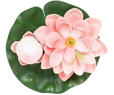 Garden Center Sodo dekoracija „Lelija“ F016, 13 cm x 13 cm x 8 cm, rožinė.