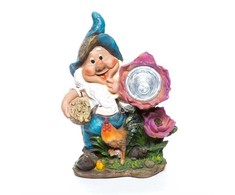 Garden Center Voyageur Press STATUE DWARF AND CHICKEN