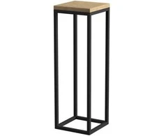 Garden Center Tajemniczy Ogrod FLOWER STAND LAVAL S Juodas OAK 19X19X62