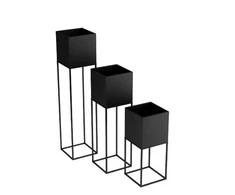 Garden Center Your Loft Design FLOWER POT LORIENT M Juodas 19X19X67