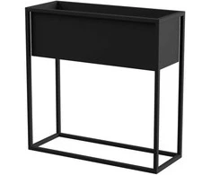 Garden Center Tajemniczy ogród FLOWERPOT COVER MARSYLIA S BLACK60X23X60