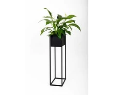 Garden Center Tajemniczy Ogrod FLOWER POT COVER NANTES L Juodas 23X23X90
