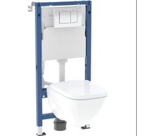 Geberit Rinkinys potinkinis Cersanit WC Set DELTA 112CM Frame+Plate Chrom