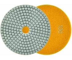 Geko Deimantinis diskas šlapiam poliravimui 125 mm, grūdėtumas 100