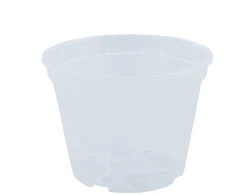 Domoletti Vazonas plastikinis orchidėjoms permatomas D12 H9CM
