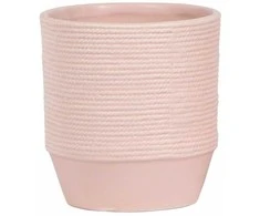 Pink Gėlių vazonas kaimiškas rožinis d9