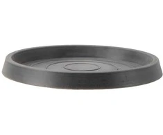 Gėlių vazono lėkštė Domoletti 09-19, pilkos spalvos, 19 cm