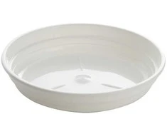Gėlių vazono lėkštė Uniplastex UPO13, balta, 13 cm
