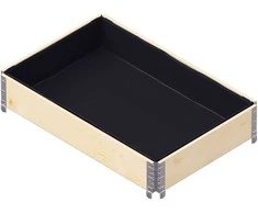 Įklotas sudedamajai augalų dėžei Upyard Upyard 120x80x40cm PP/juodas