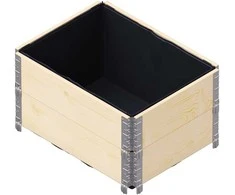 Įklotas sudedamajai augalų dėžei Upyard Upyard 80x60x40cm PP/juodas