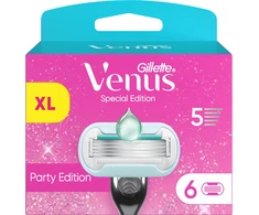 Gillette Venus Party Edition Skustuvo Keičiamos Galvutės, 6 vnt.