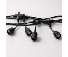 Outdoor garland Milagro. 10m. E27. IP44. without bulbs