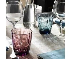 Stiklinė BORMIOLI ROCCO DIAMOND DOF, 390 ml, mėlyna