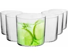 Stiklinių komplektas Krosno MIXOLOGY, stiklas, 0.35 l, 6 vnt