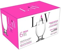 Stiklinės LAV RENA LV-REN20F, 305 ml, 6 vnt.