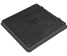 Gm Plasta Gm_Plasta Kvadratinis kanalizacijos liukas, 650×650 mm A15 juodas