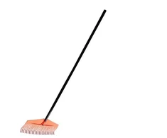 Grābeklis vēdekļa Okko 25D VG193, ar kātu, 1730 mm, melna krās./oranža krās.