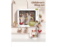 Kids2 Nežinomas Barškutis Baby Rattle Teether Set, įvairių spalvų
