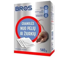 BROS Granulės nuo pelių ir žiurkių 140g
