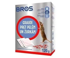 Nuodai žiurkėms ir pelėms Bros 120g grūdeliai